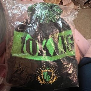Toking Blunts brand limited edition beanie with puff ball